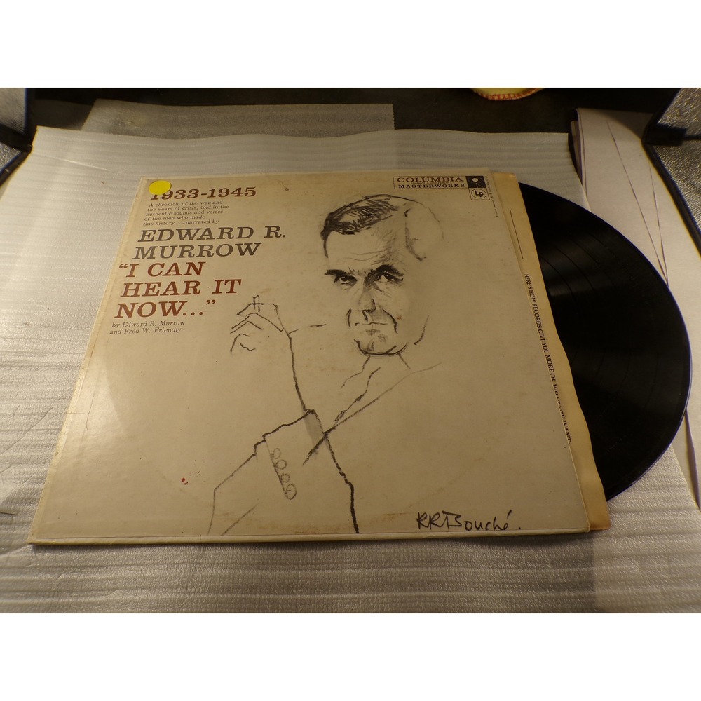 Edward R Murrow I Can Hear It Now Vol 1 1933-1945 Columbia Vinyl LP ML 4095